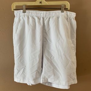 Men’s Large White Athletic Shorts